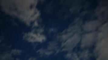 The night sky view with the stars full of the sky at night photo