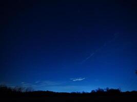 The night sky view with the stars full of the sky at night photo