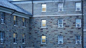 The beautiful campus view in the Ursinus college of the USA photo