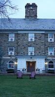 The beautiful campus view in the Ursinus college of the USA photo