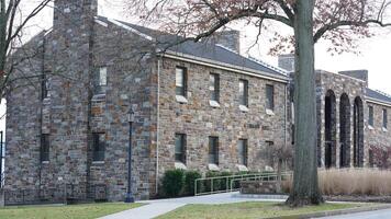 The beautiful campus view in the Ursinus college of the USA photo