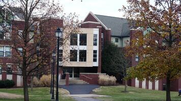 The beautiful campus view in the Ursinus college of the USA photo