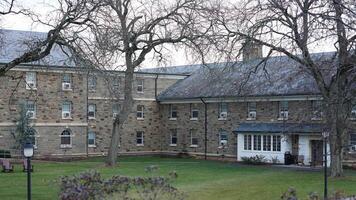 The beautiful campus view in the Ursinus college of the USA photo
