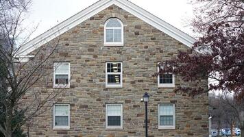 The beautiful campus view in the Ursinus college of the USA photo