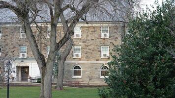 The beautiful campus view in the Ursinus college of the USA photo