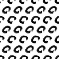 Seamless pattern with sketch circles shape vector