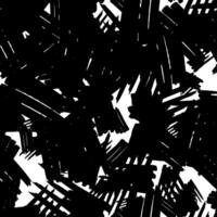 Seamless pattern with black marker scribbles vector
