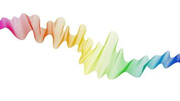 Abstract backdrop with wave gradient lines vector