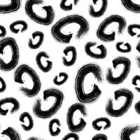 Seamless pattern with sketch circles shape vector