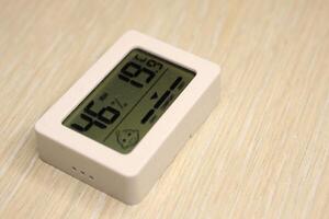 A Digital Thermometer and Hygrometer designed explicitly for versatile Home Use and convenience photo
