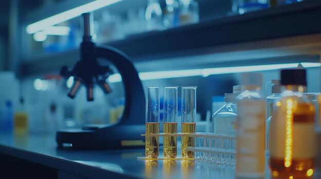 Laboratory equipment in a laboratory photo