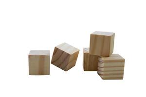 wooden blocks with different sizes and shapes photo