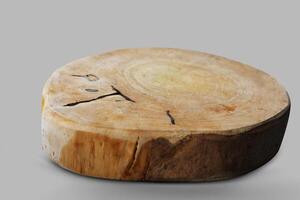 a small piece of wood with a hole in it photo