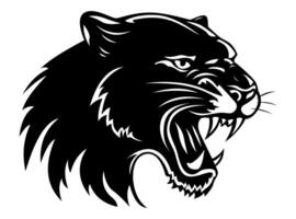 panther logo creative and original for your business or company logotype illustration isolated background vector