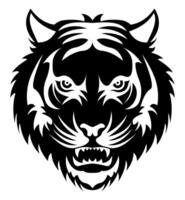 tiger logo creative and original company logotype illustration isolated on white background vector
