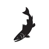 Graceful Angelfish Minimal Design vector