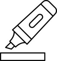 Text Highlight Line Icon Design vector