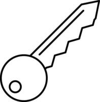 Key Line Icon Design vector