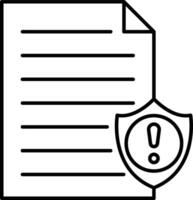 Security Protocol Line Icon Design vector