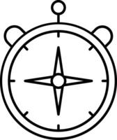 Navigation Tools Line Icon Design vector