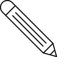 Pencil Line Icon Design vector