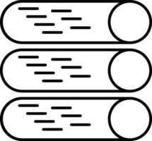 Firewood Line Icon Design vector