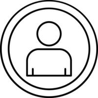 Influence Symbol Line Icon Design vector