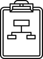 Management Chart Line Icon Design vector