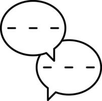 Communication Line Icon Design vector