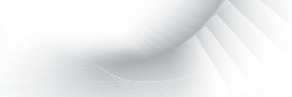 Abstract white and gray color, modern design stripes background with curve lines. illustration. vector