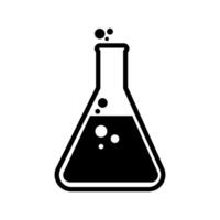 Laboratory beakers icon Isolated on white background. vector