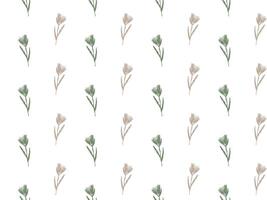 Doodle marker flower and leaf chalk pattern. Hand drawn Ink floral and plant abstract seamless background. Sketch nature simple daisy, flower, leaves, graphic elements. Boho style vector