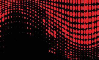 black background with red dots vector