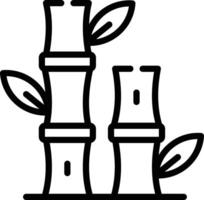 Symbolizes resilience and is a common decorative plant during New Year. vector