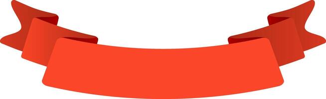 Waving gracefully, a red ribbon creates an elegant and festive atmosphere, enhancing celebratory designs and announcements with its vibrant and cheerful presence vector