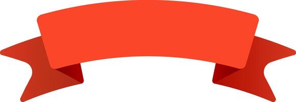 Waving red ribbon creates ample copy space, ideal for advertisements or various promotional purposes, adding a festive touch to marketing materials like banners and flyers vector