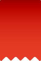 Red gradient background featuring a wavy white border adds a touch of modern vibrancy, perfect for various design projects seeking a bold and dynamic visual appeal vector