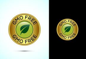 GMO Free Product Icon Design Illustration, Icon For Web and mobile application vector