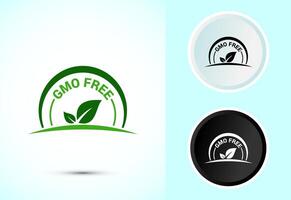 GMO Free Icon for Digital Platforms, Web and Mobile App Design vector