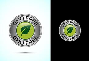 Dynamic GMO Free Icon, Perfect for Web and Mobile Applications vector