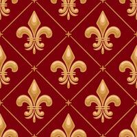 stunning gold fleur de lis pattern, showcasing intricate designs that evoke elegance and sophistication. Ideal for decor, fashion, and branding projects, it adds a touch of refinement. vector