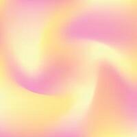 A pink and yellow background with swirls vector
