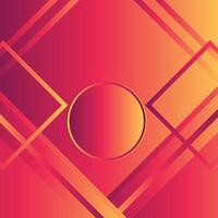 Red and Yellow Gradient Abstract minimal background modern geometric shape for banners and business templates vector