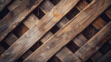 Wooden lattice pattern background photo