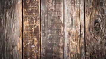 Old wooden wall background with wooden planks photo