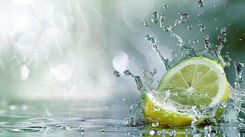 Lime splash water splash water splash splash water splash water splash water splash water splash water splash water splash photo