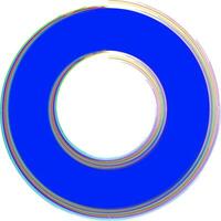 Circle with concentric, radial, radiating lines. Circular, concentric circles. vector