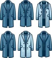 Antique Style Overcoat Artistic Sketch vector