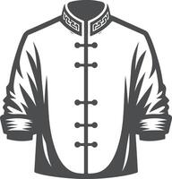 Timeless Overcoat Retro Black Design vector