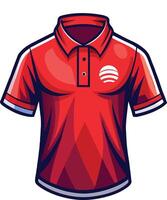 Rustic Polo Shirt Monochrome Design vector